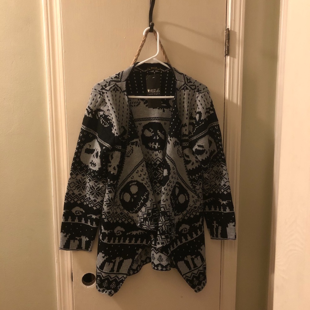 "The Nightmare Before Christmas" Jack Skellington Cardigan - Picture 3 of 5